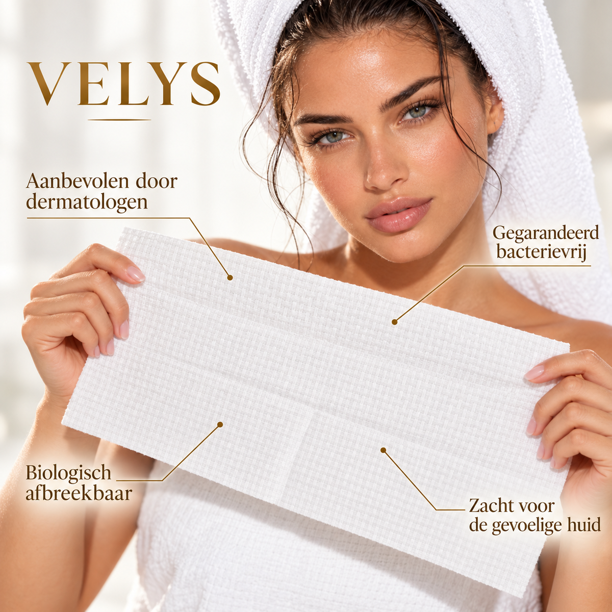 VÉLYS™ Premium Gezichtsdoekjes 10 St.